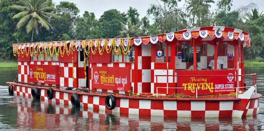 Triveni floating market