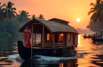 Alleppey Houseboat Package From Coimbatore