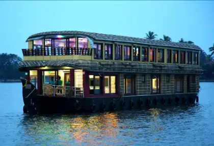 Tranquil Night Cruise on Kerala's Waterways